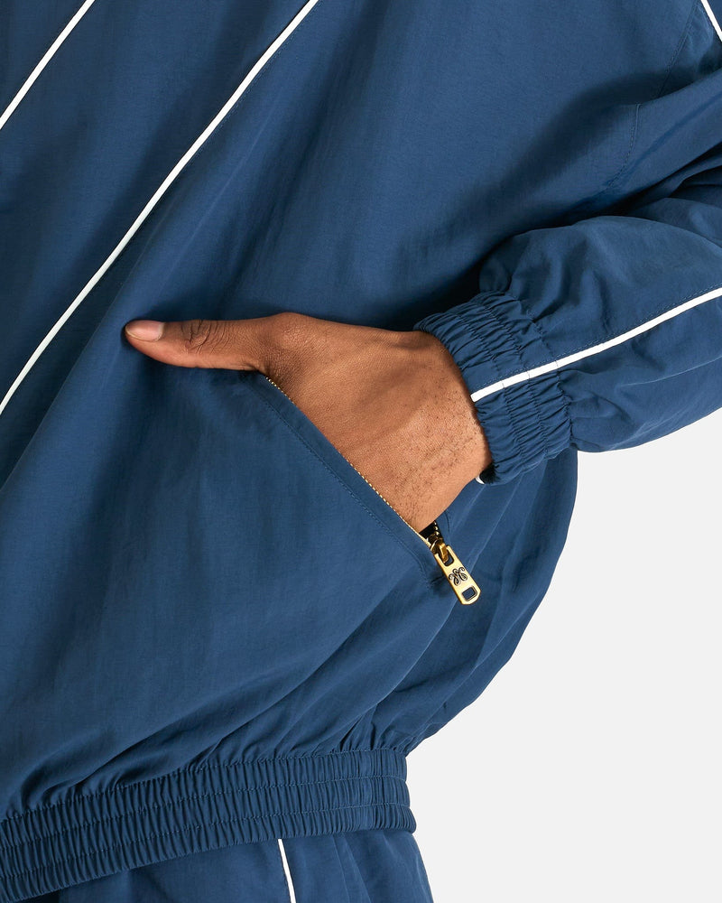 Willy Chavarria Jacket Bad Boy Track Jacket in Prussian Blue