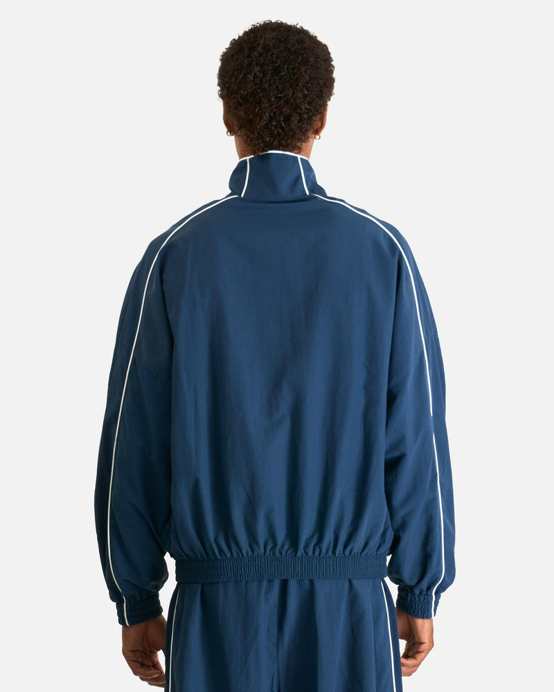 Willy Chavarria Jacket Bad Boy Track Jacket in Prussian Blue