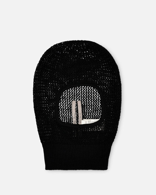 Rick Owens Men's Hats OS Balaclava in Black