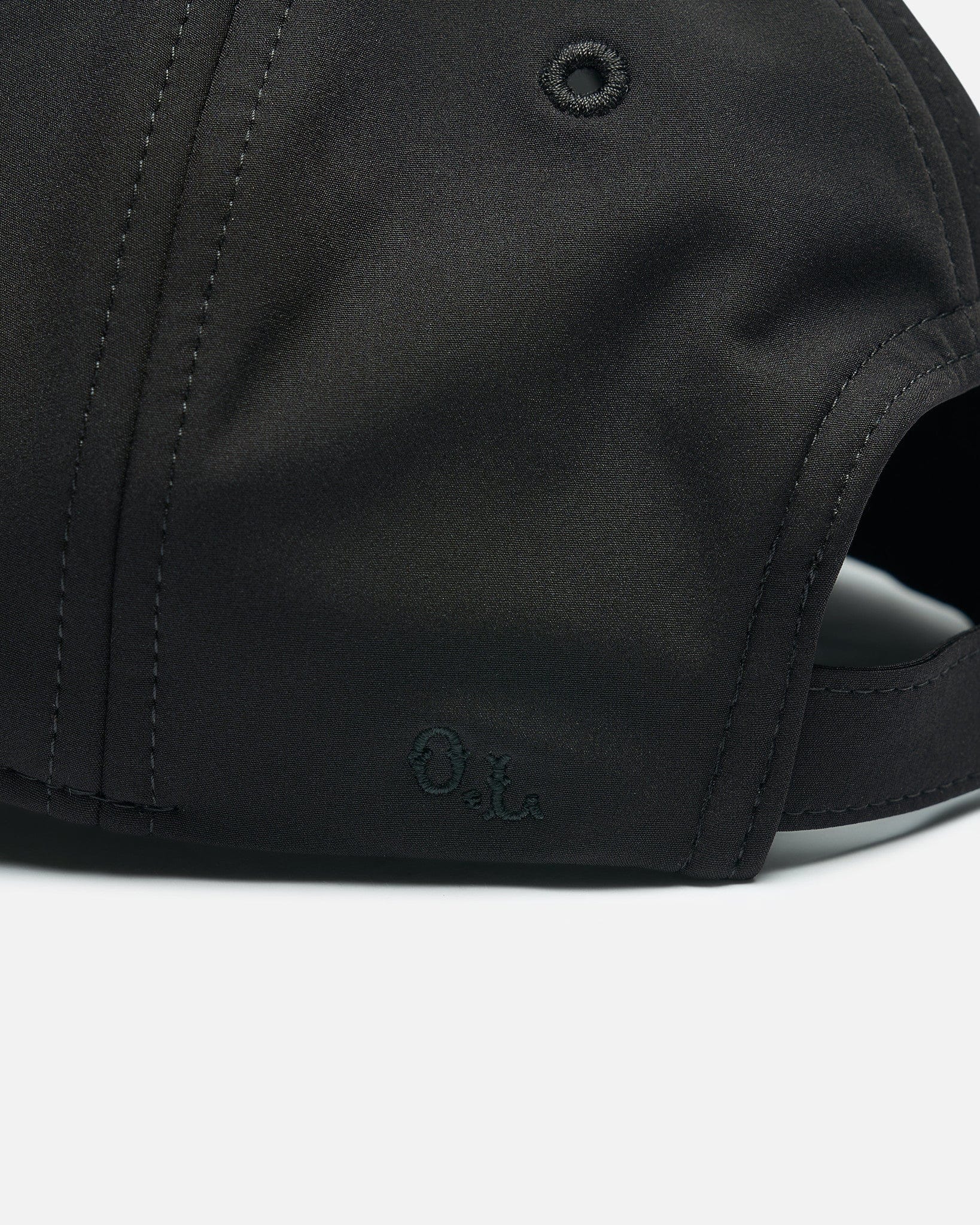 Our Legacy Men's Hats OS Ballcap in Pitch Black Muted Scuba