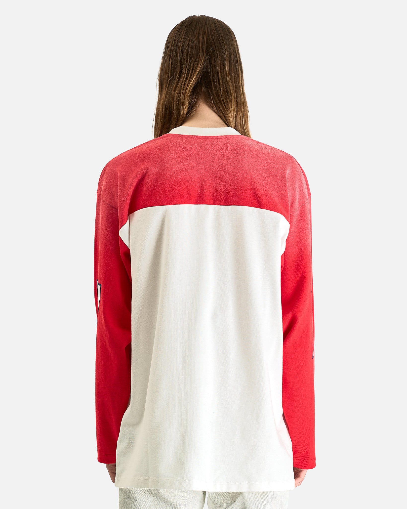 Satoshi Nakamoto Men's Tops Bank of Satoshi Jersey in White/Red