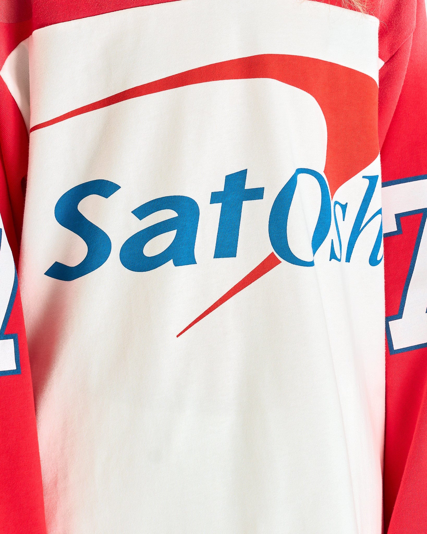 Satoshi Nakamoto Men's Tops Bank of Satoshi Jersey in White/Red