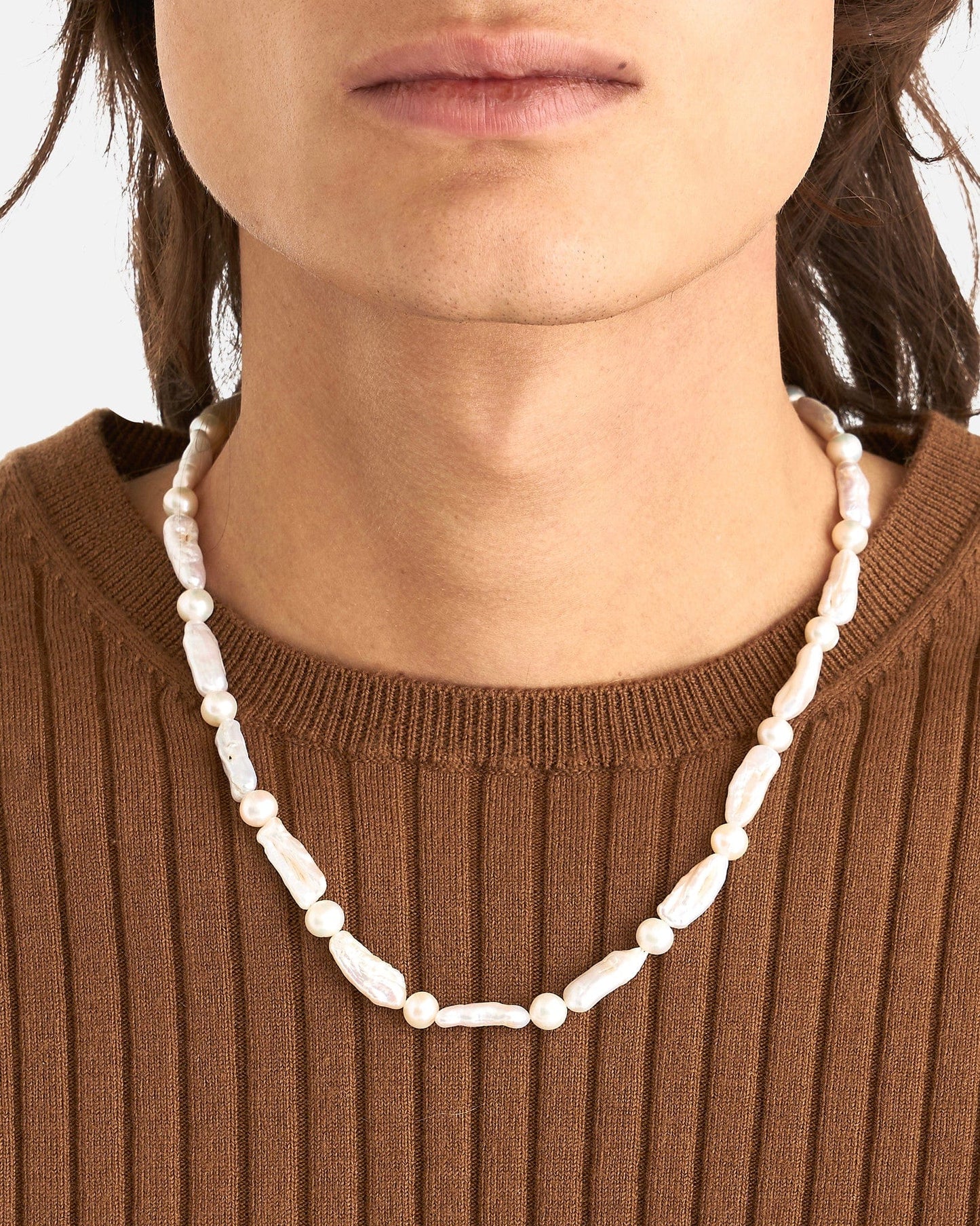 Hatton Labs Jewelry Baroque Pearl Chain
