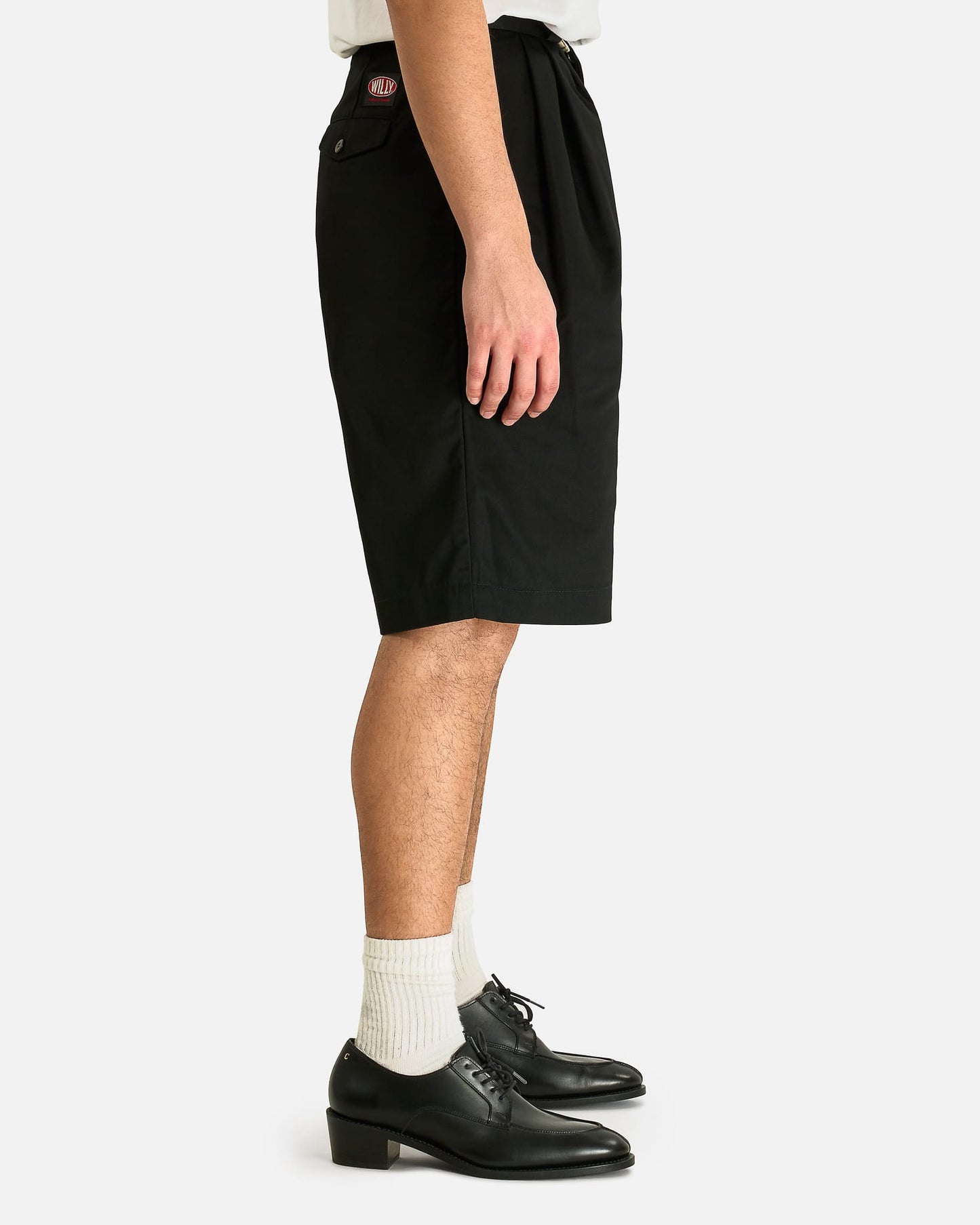 Willy Chavarria Men's Shorts Barracho Short in Black