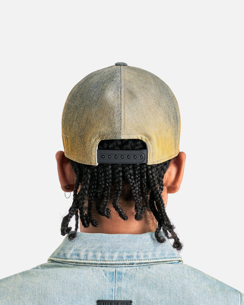 Rick Owens DRKSHDW Men's Hats Baseball Cap in Sky/Orange Degrade