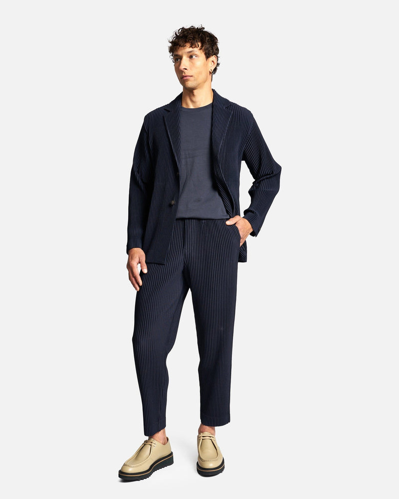 Basics Pleated Trousers in Navy – SVRN