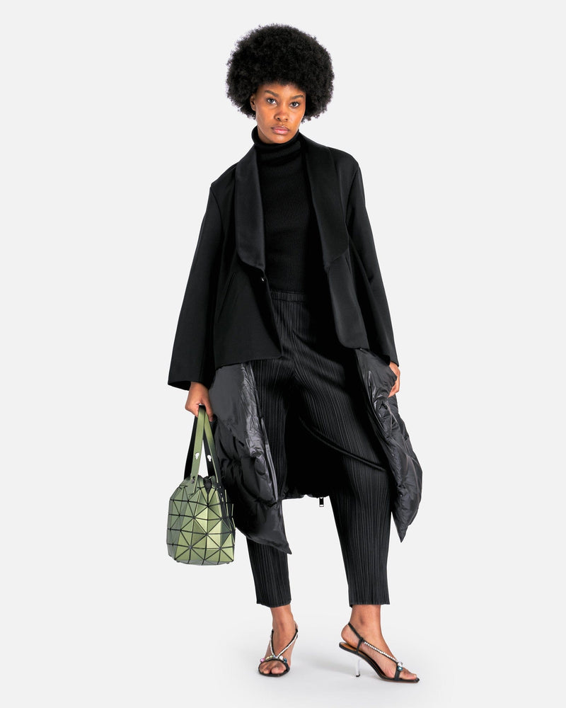 Pleats Please Issey Miyake Women Pants Basics Straight Leg Pants in Black