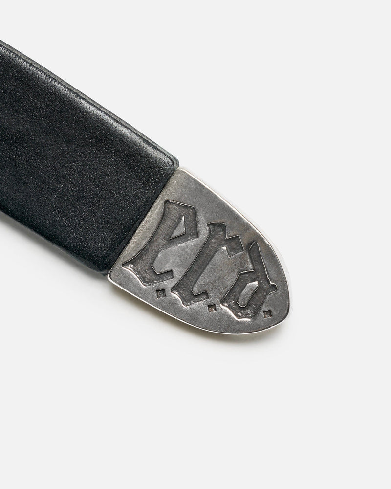 Enfants Riches Deprimes Leather Goods Bat Stud Texas Serenade Belt in Black