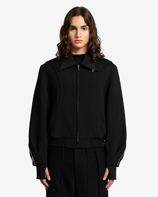 CMMAWEAR Men's Jackets Batwing Piercing Jacket in Black