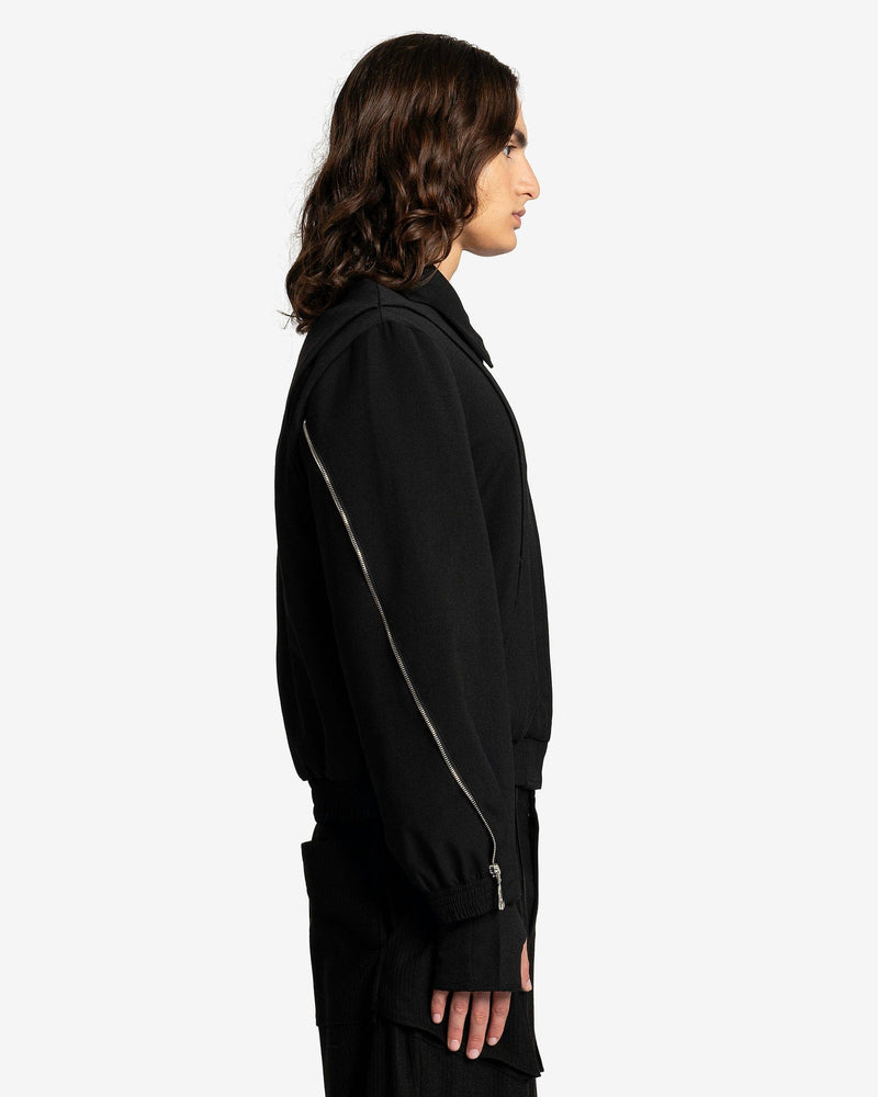 CMMAWEAR Men's Jackets Batwing Piercing Jacket in Black