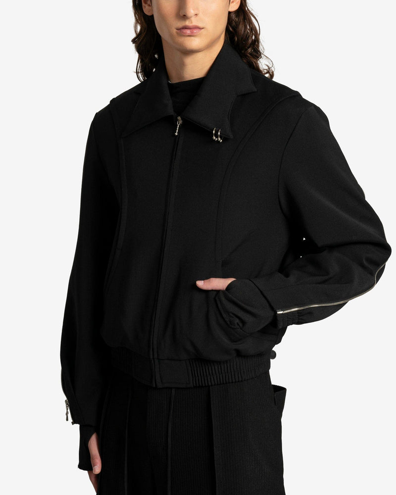 CMMAWEAR Men's Jackets Batwing Piercing Jacket in Black