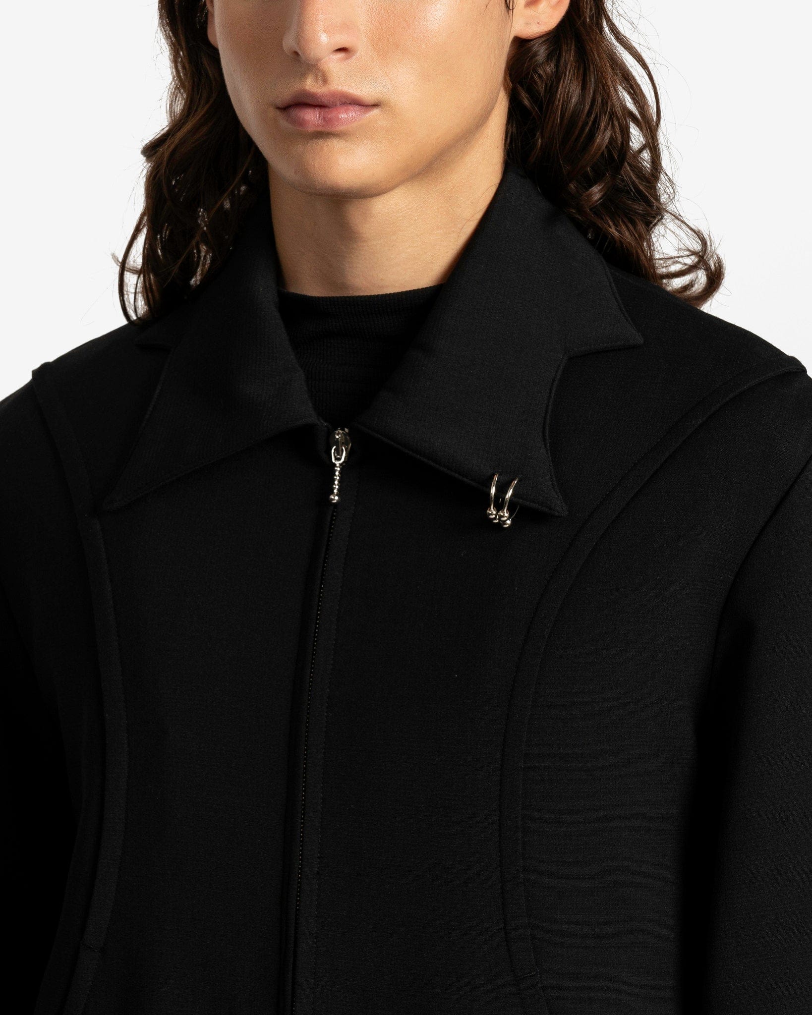 CMMAWEAR Men's Jackets Batwing Piercing Jacket in Black