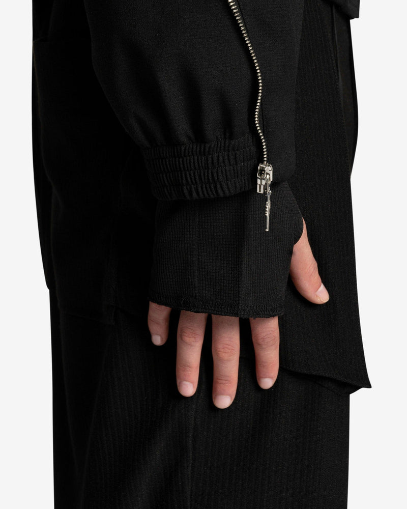 CMMAWEAR Men's Jackets Batwing Piercing Jacket in Black