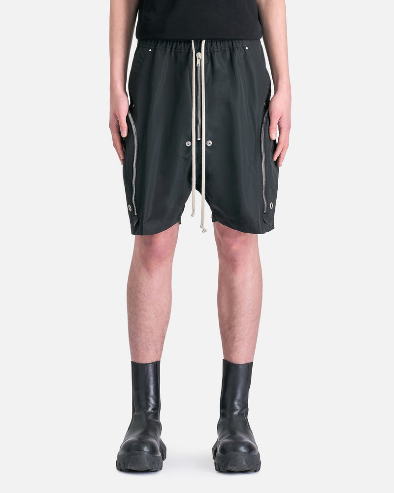 Rick Owens Men's Shorts Bauhaus Bela Shorts in Black