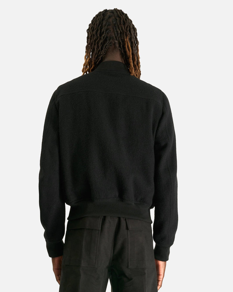 Rick Owens Men's Jackets Bauhaus Flight in Black