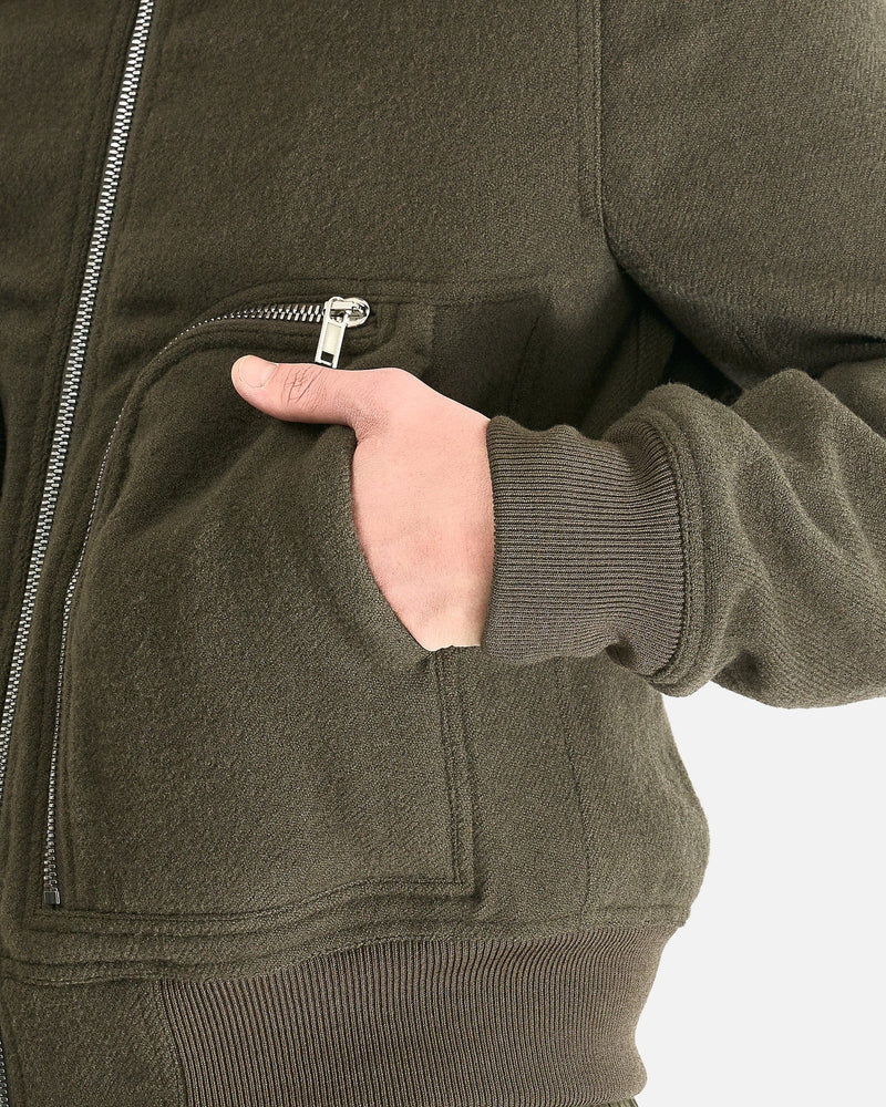 Rick Owens Men's Jackets Bauhaus Flight in Bosco