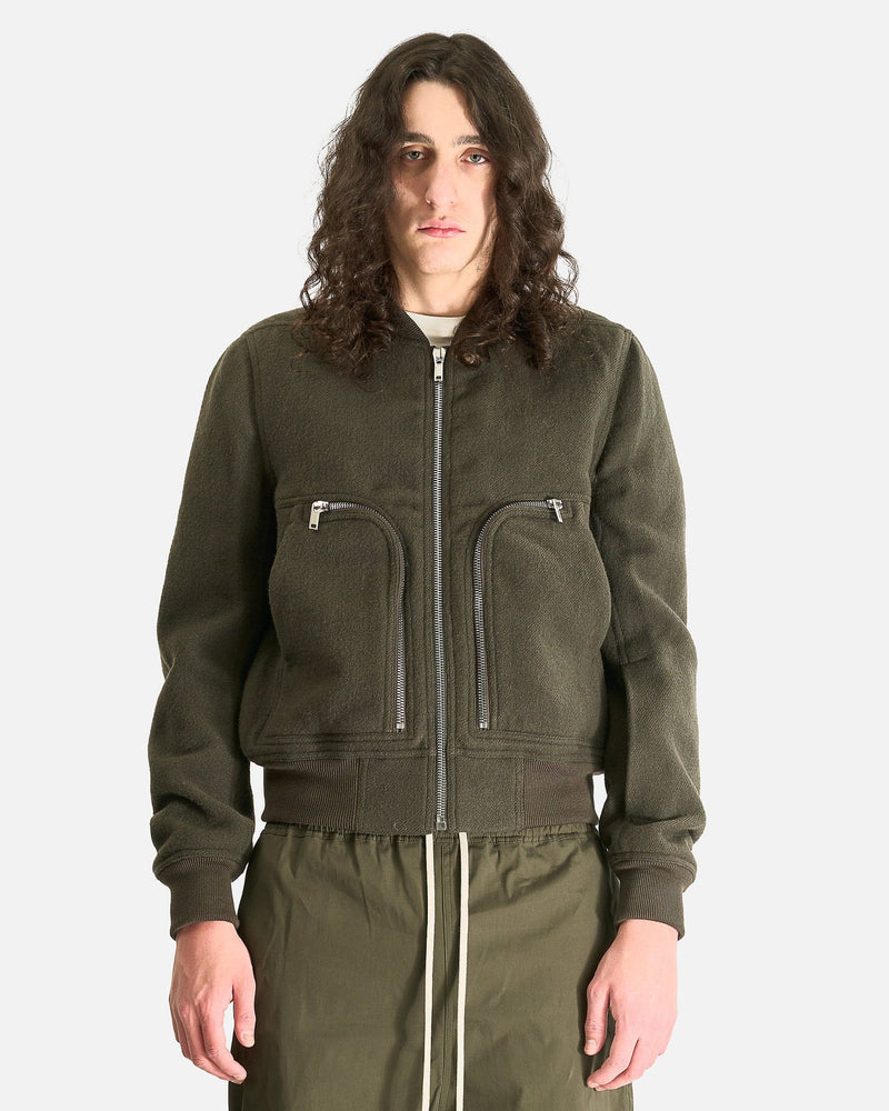 Rick Owens Men's Jackets Bauhaus Flight in Bosco