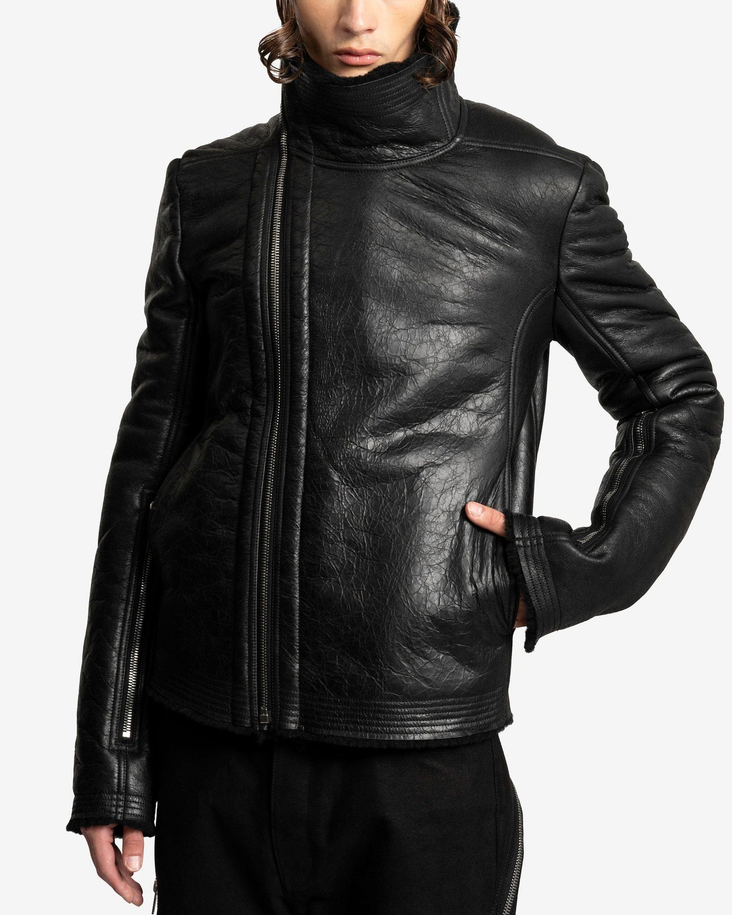Rick Owens Men's Jackets Bauhaus Jacket in Black