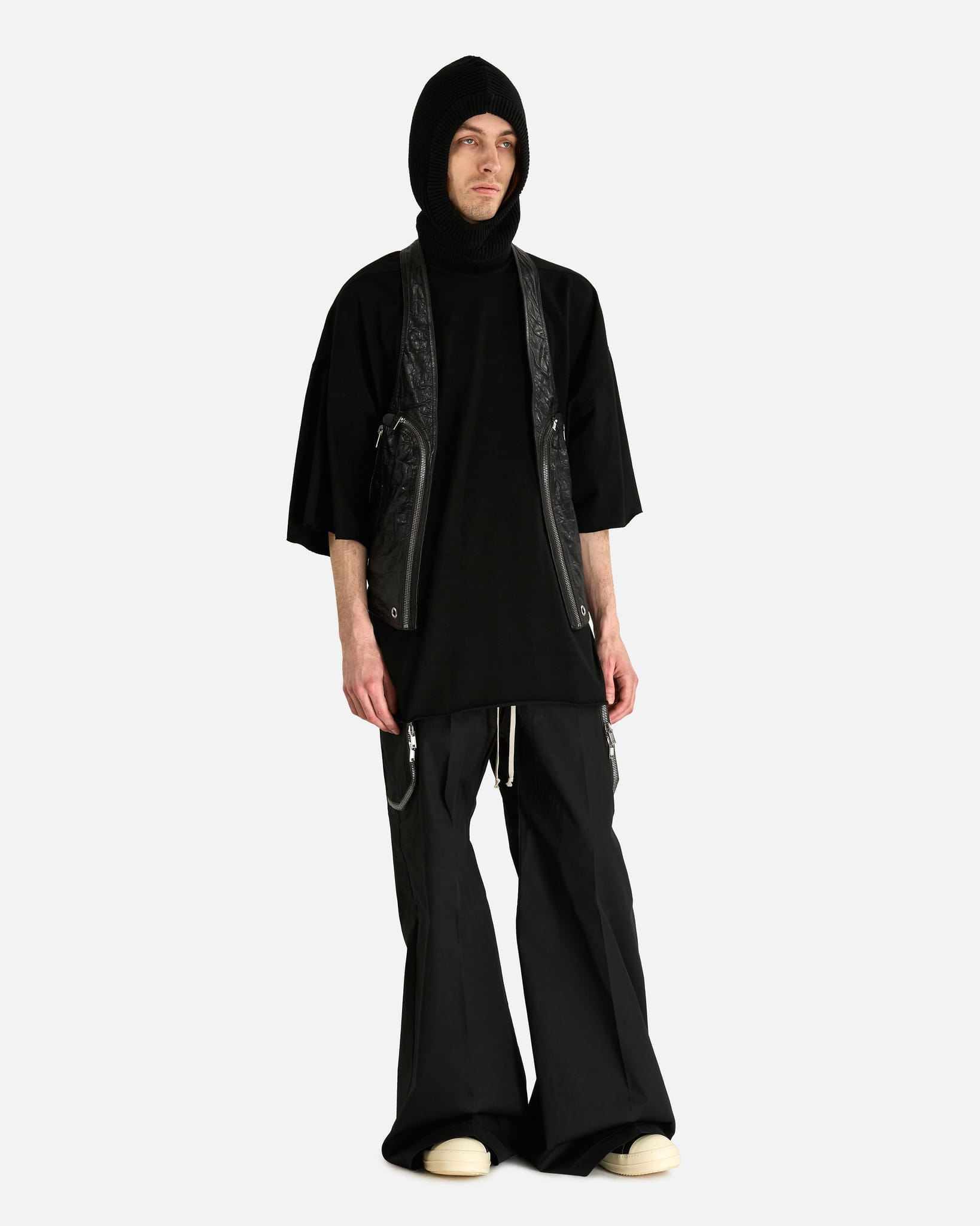 Rick Owens Men's Jackets Bauhaus Vest in Black