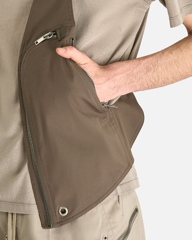 Rick Owens Men's Jackets Bauhaus Vest in Dust