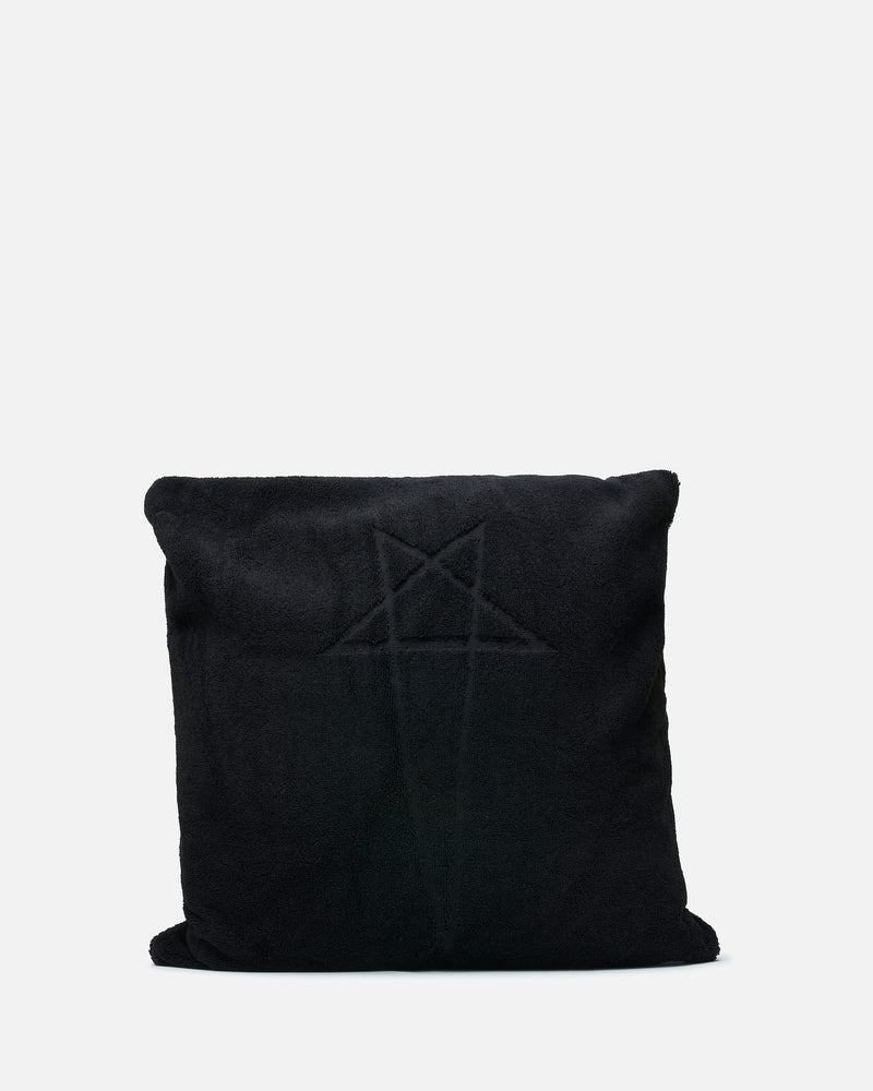 Rick Owens Lifestyle Goods OS Beach Pillow in Black