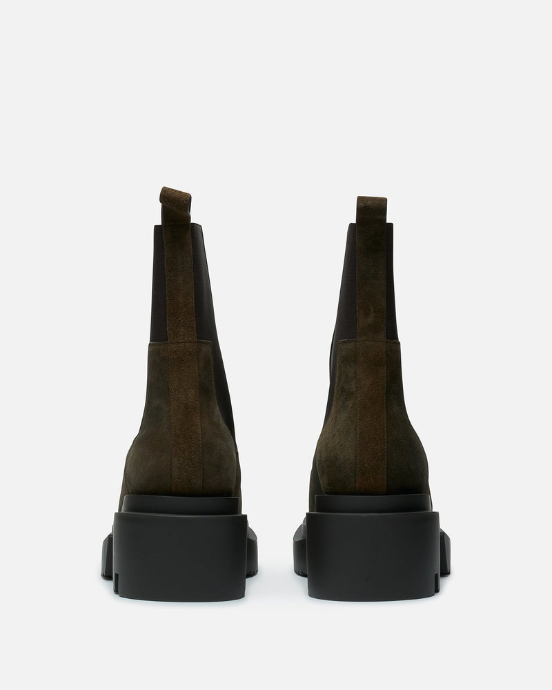 Rick Owens Men's Boots Beatle Bogun in Indigo