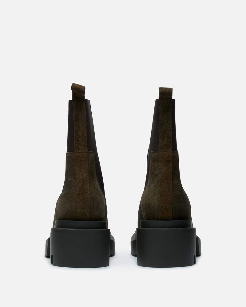 Rick Owens Men's Boots Beatle Bogun in Indigo