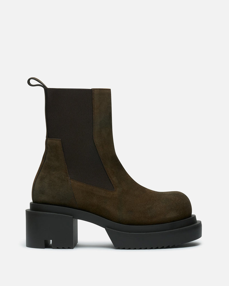 Rick Owens Men's Boots Beatle Bogun in Indigo
