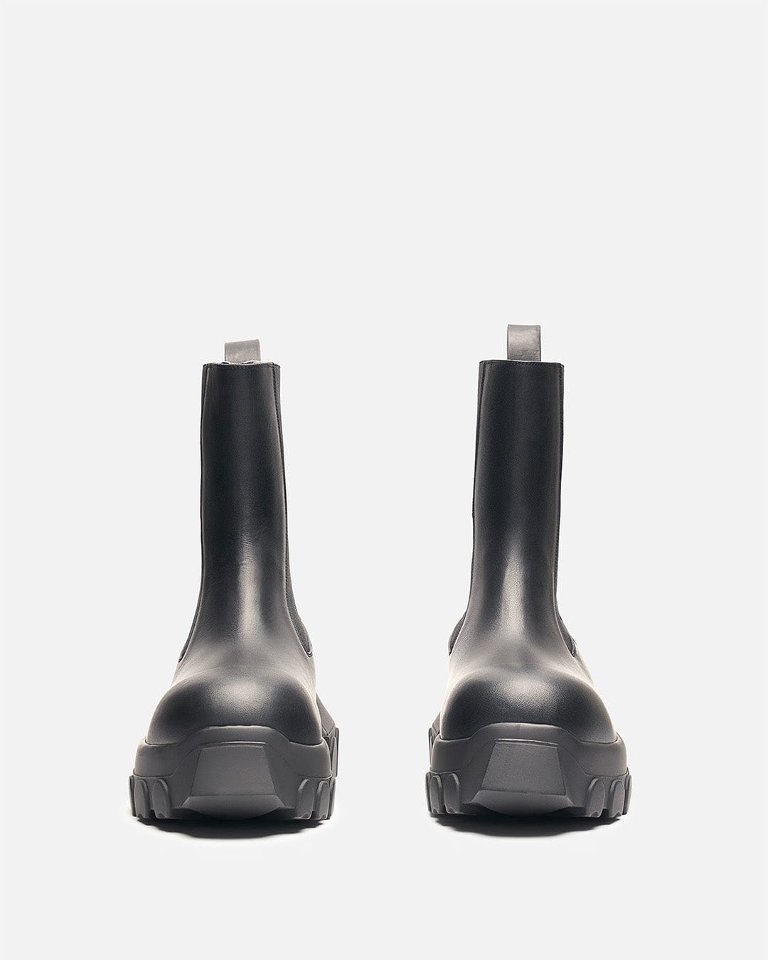 Rick Owens Men's Boots Beatle Bozo Tractor in Black/Black