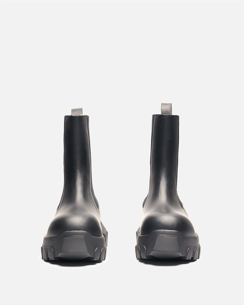 Rick Owens Men's Boots Beatle Bozo Tractor in Black/Black