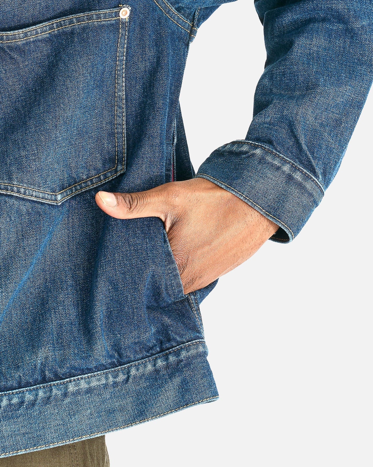 Sacai Men's Jackets BEYONDEXX Denim Jacket in Blue