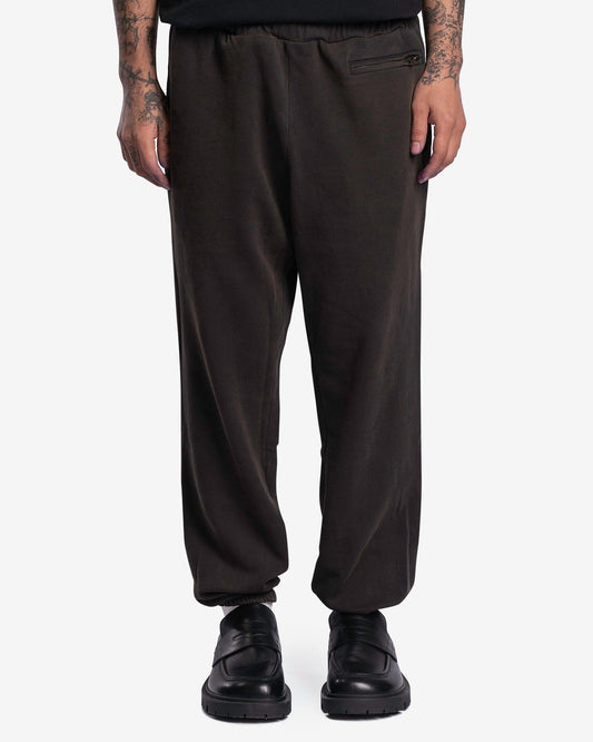 Willy Chavarria Men's Pants Big Daddy Sweatpants in Black Clay