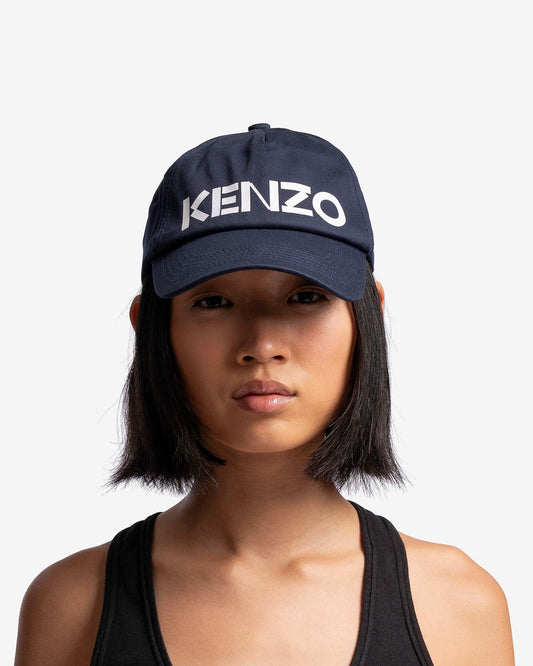 KENZO Men's Hats Big Logo Cap in Midnight Blue