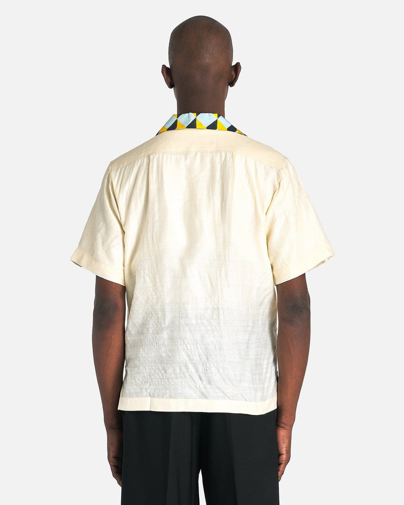 Wales Bonner Men's Shirts Birdsong Shirt in Ivory/Scarf Print