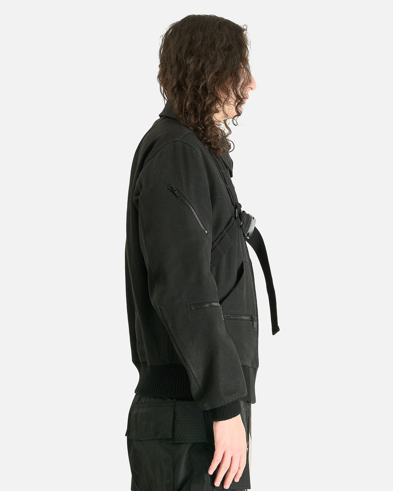 Rick Owens Men's Jackets Blixa Bomber in Black