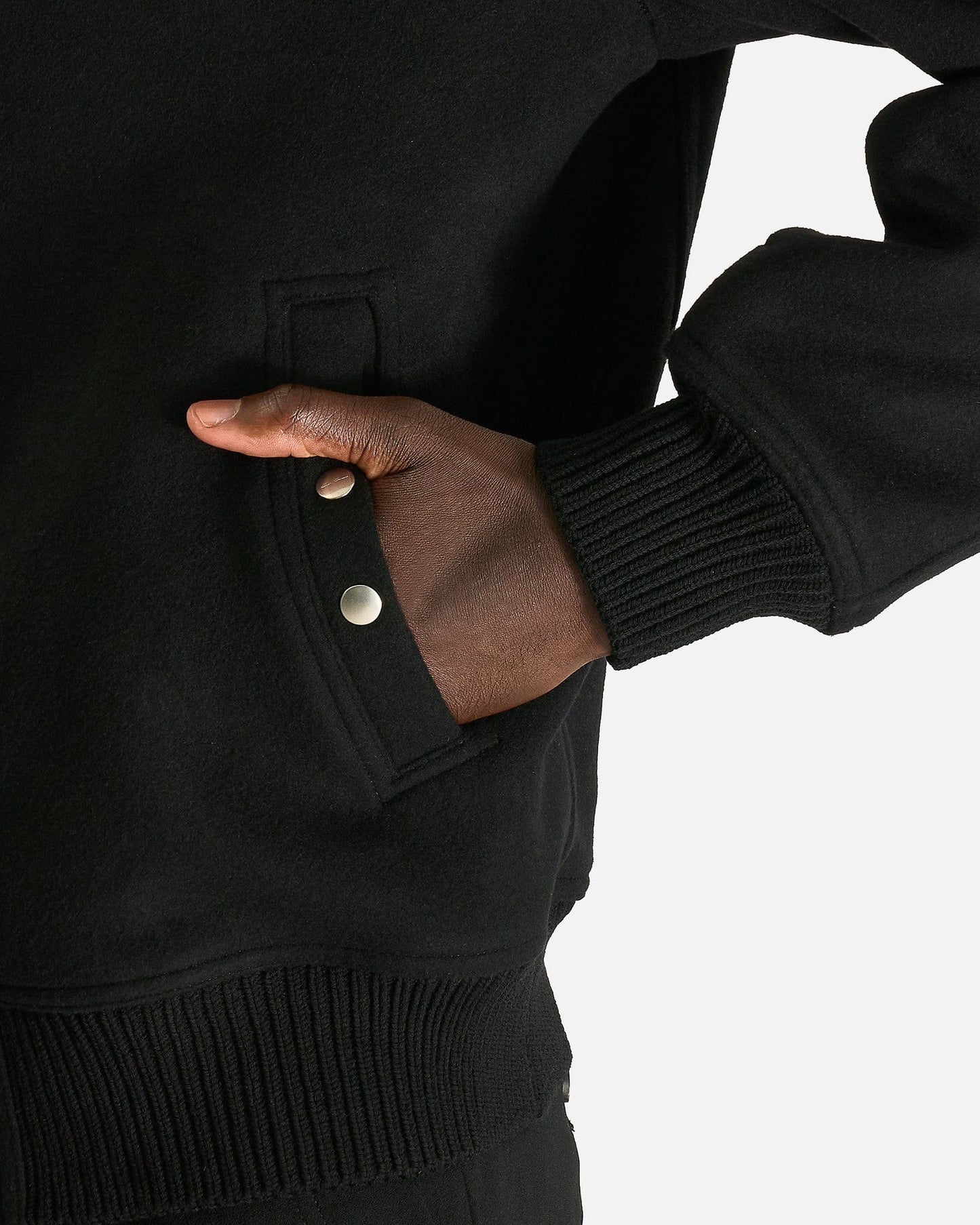 Rick Owens Men's Jackets Blixa Dracucollar in Black