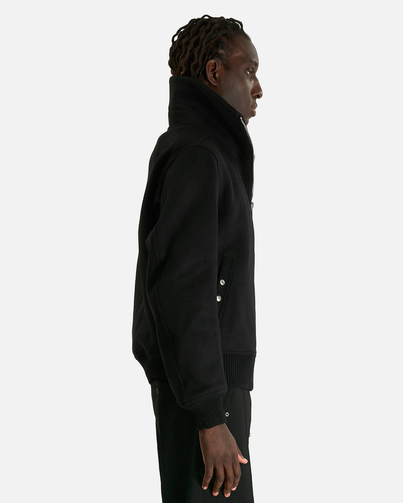 Rick Owens Men's Jackets Blixa Dracucollar in Black