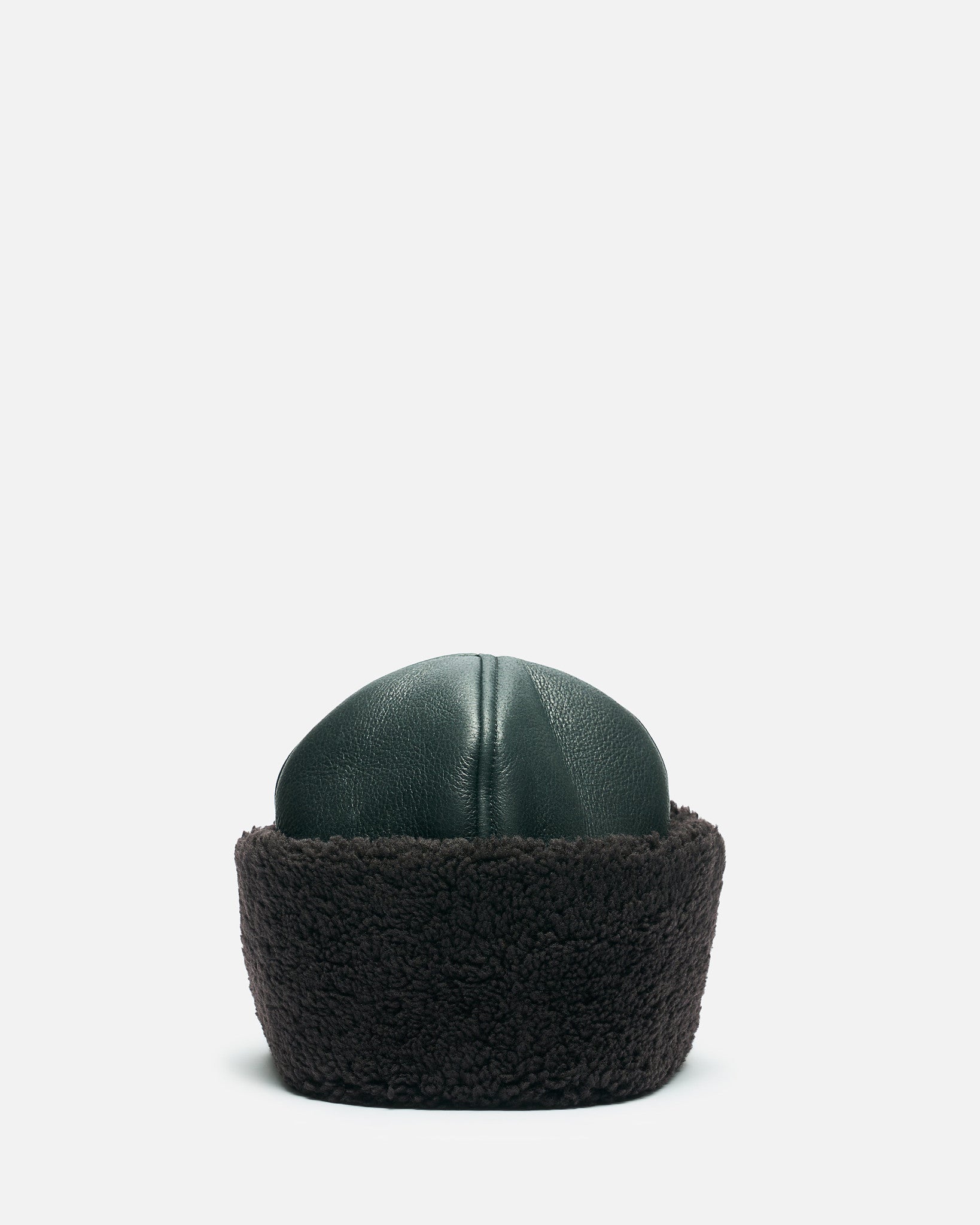 Our Legacy Men's Hats Blizzard Hat in Dark Brown Aviator Shearling