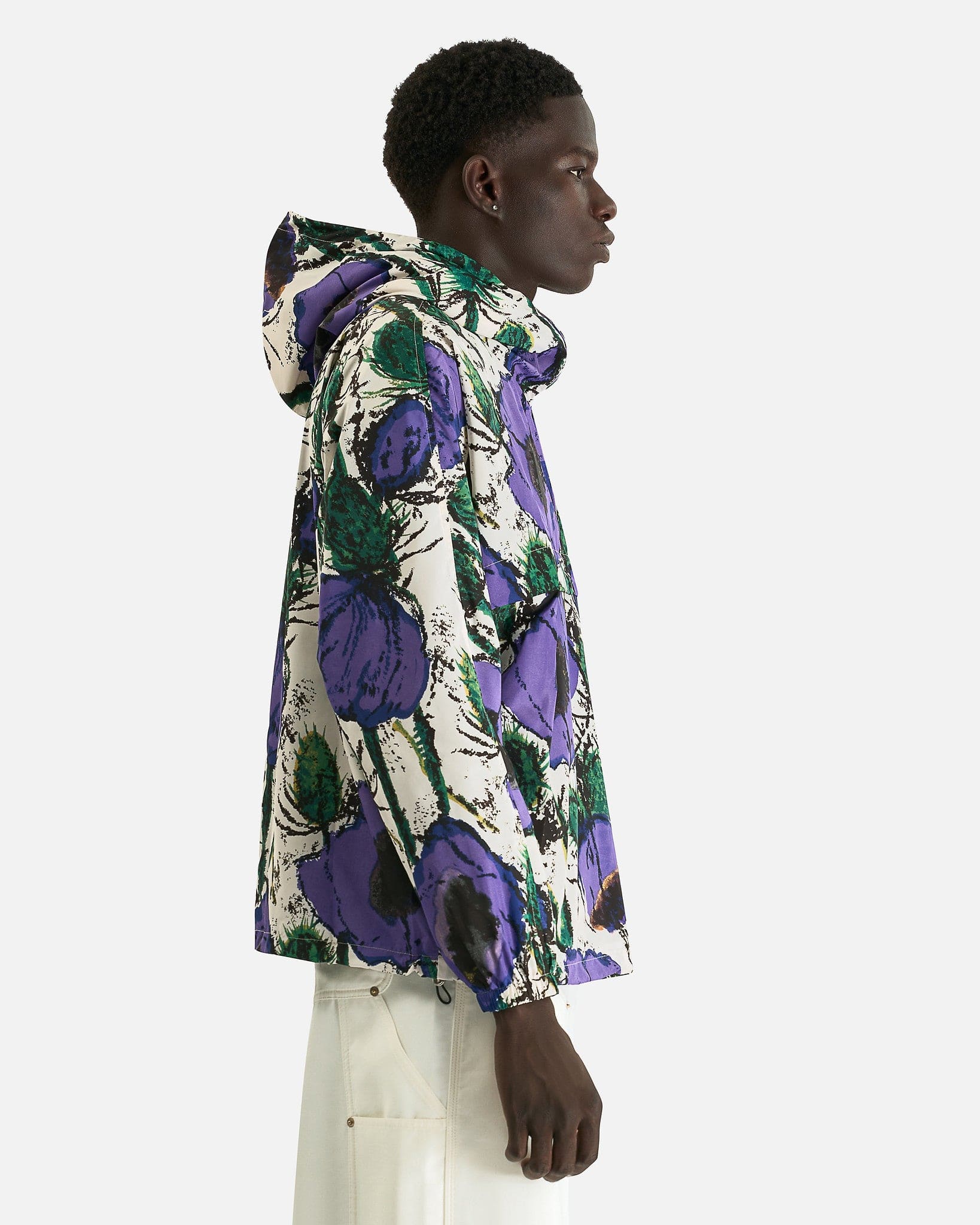 Wales Bonner Men's Jackets Bloom Anorak in Poppy Purple