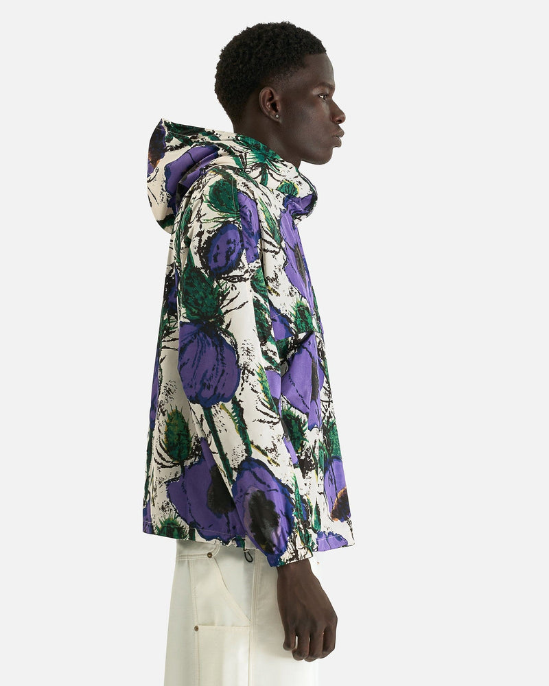 Wales Bonner Men's Jackets Bloom Anorak in Poppy Purple