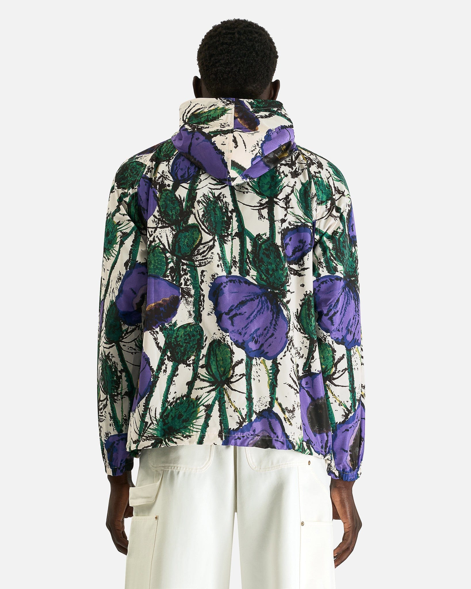 Wales Bonner Men's Jackets Bloom Anorak in Poppy Purple