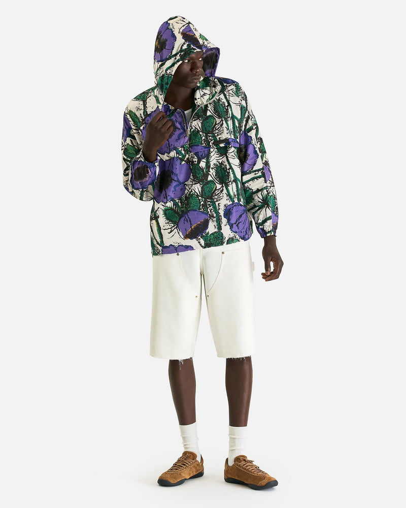 Wales Bonner Men's Jackets Bloom Anorak in Poppy Purple