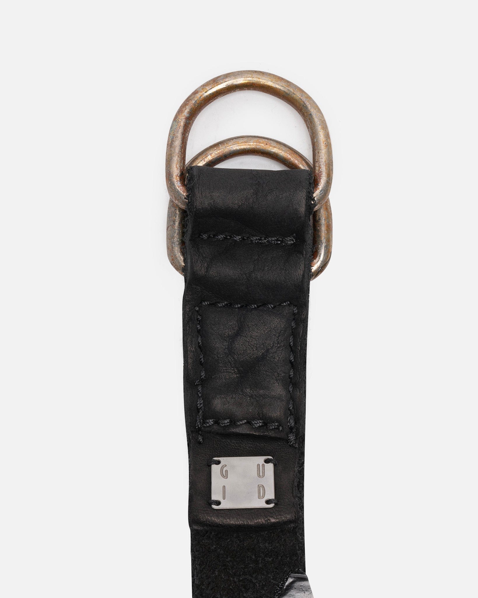 BLT17 LTXR Bison Leather Latex Belt in Black