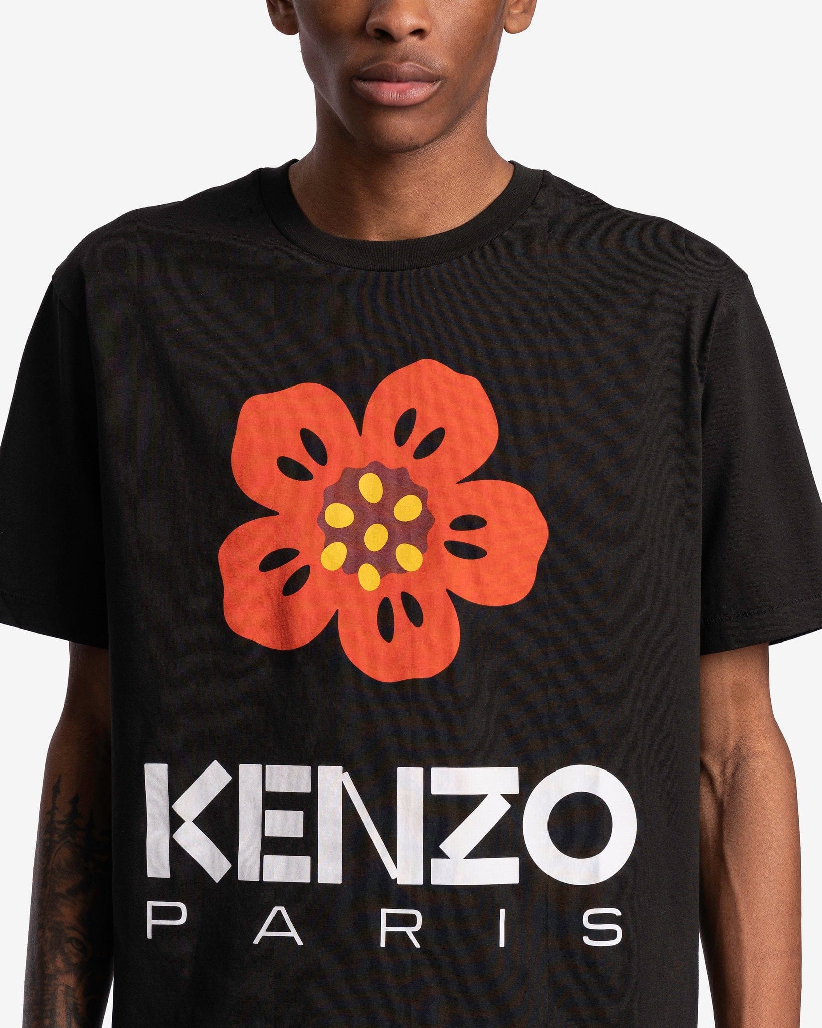 KENZO Men's T-Shirt Boke Flower Classic T-Shirt in Black