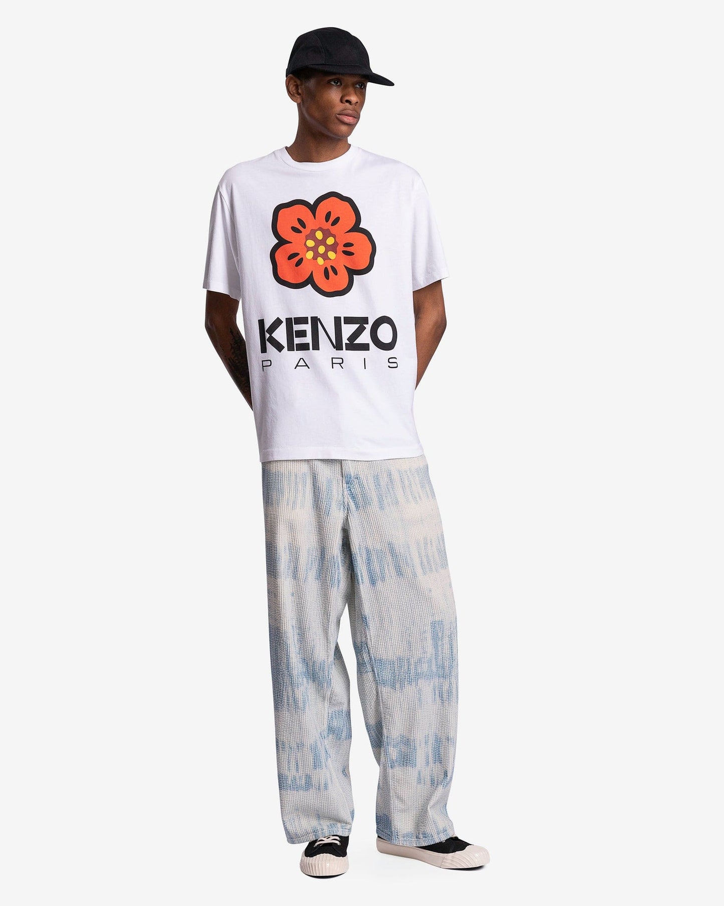 KENZO Men's T-Shirt Boke Flower Classic T-Shirt in White