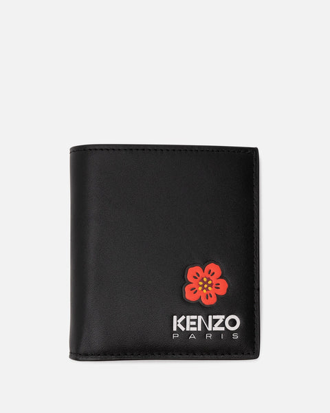 KENZO ケンゾー 折り財布 桜 ブラック pouch BLK boke-flower-mini-fold-wallet-