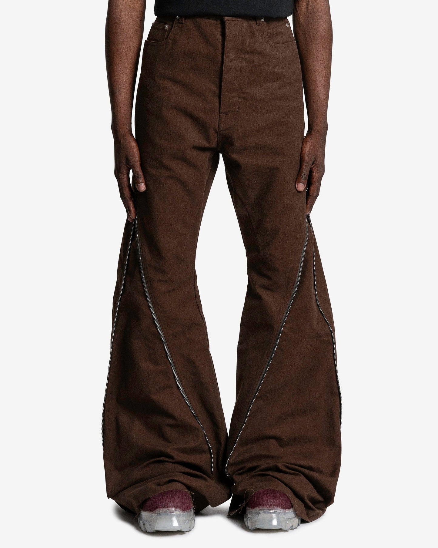 Rick Owens Men's Pants Bolan Banana in Brown
