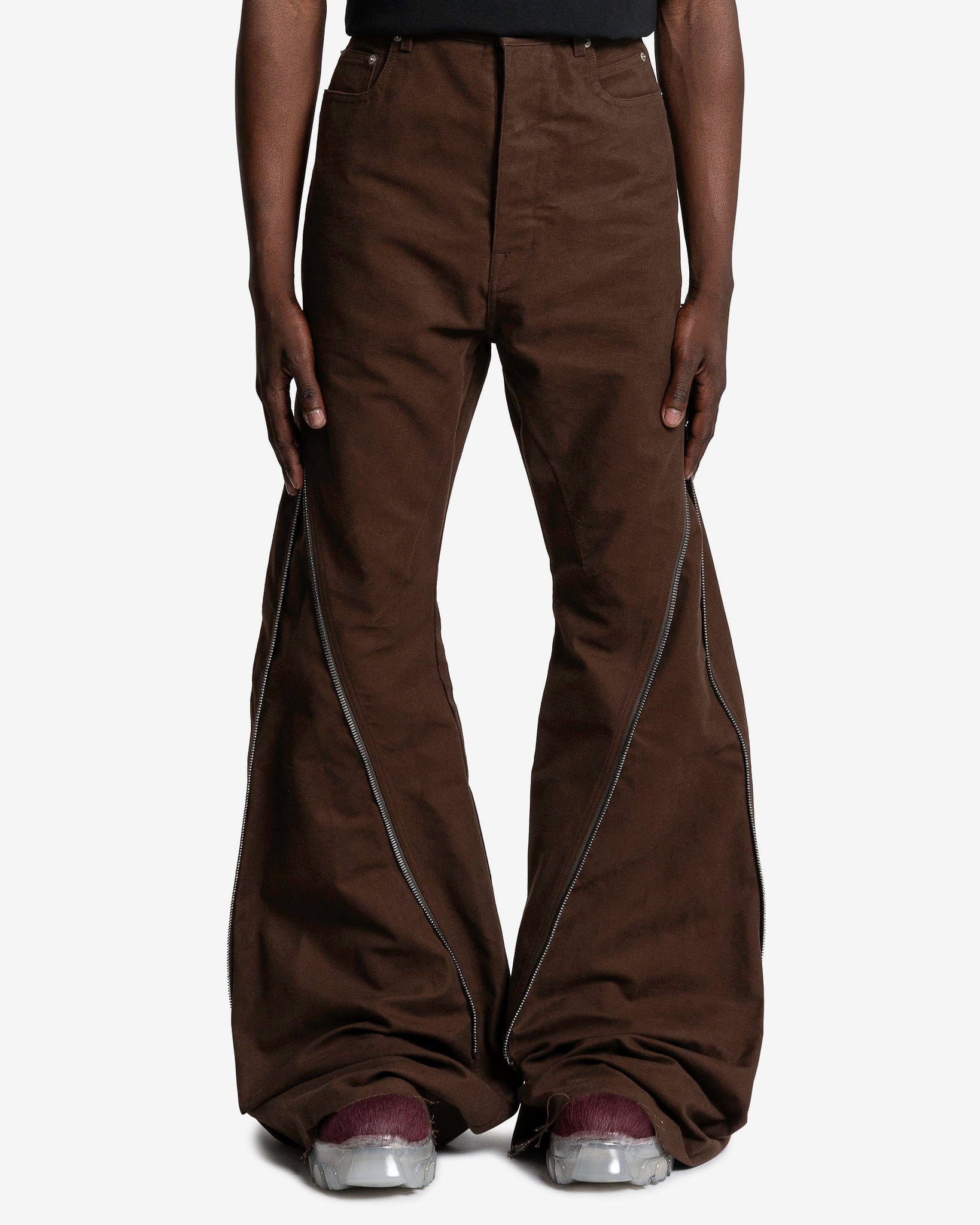 Rick Owens Men's Pants Bolan Banana in Brown
