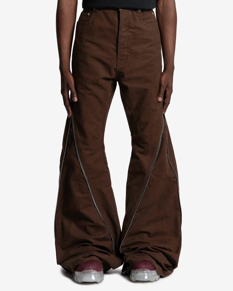 Rick Owens Men's Pants Bolan Banana in Brown