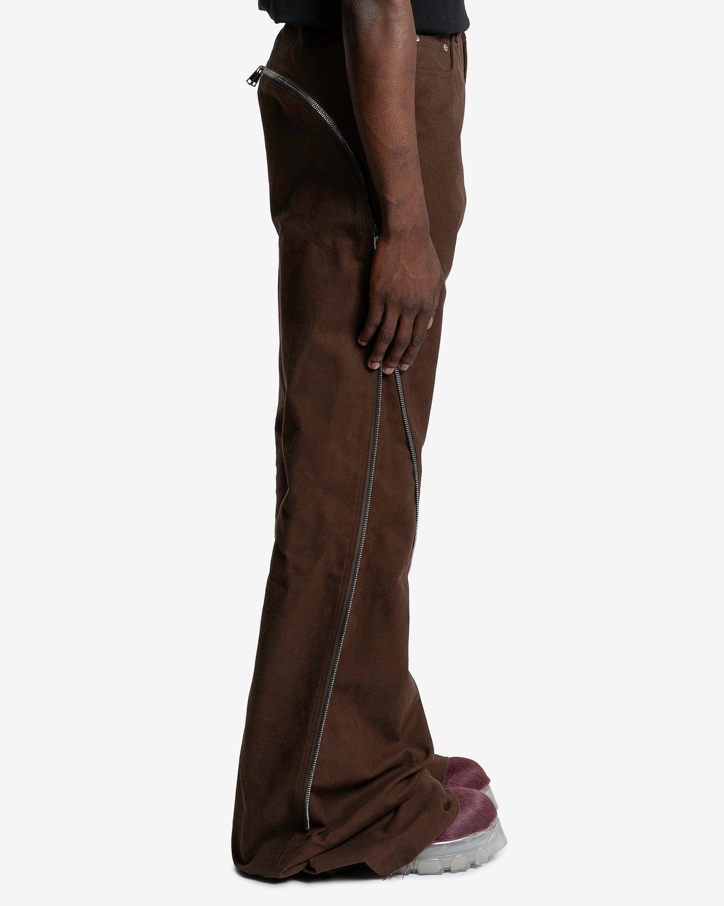 Rick Owens Men's Pants Bolan Banana in Brown
